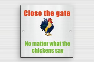 Gate Signs - Sign 'Close the gate' - gris-brosse-noir - screws - en-uk-gate-sign-warning-5-1748951932386 Gate Signs - Sign 'Close the gate' - gris-brosse-noir - screws - en-uk-gate-sign-warning-5-1748951932386