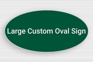 Green Signs - Engraved PVC - vert-sapin-blanc - none - en-uk-green-color-sign-002-1-1748958668613