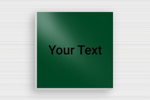 Green Signs - Engraved Aluminium - vert-noir - none - en-uk-green-color-sign-003-1-1748958693327