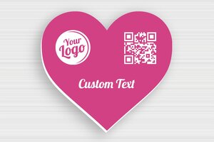 Heart-shaped Signs - Engraved PVC - rose-blanc - glue - en-uk-heart-shaped-sign-001-3-1748959223953