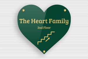 Heart-shaped Signs - Engraved Plexiglass - vert-or - screws - en-uk-heart-shaped-sign-002-5-1748959258405
