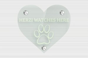 Heart-shaped Signs - Clear plexiglass Green - vert - screws - en-uk-heart-shaped-sign-003-1-1748959263546