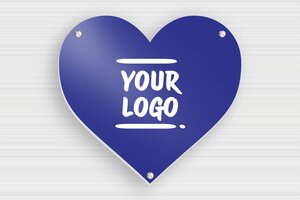Heart-shaped Signs - Printed Aluminium - bleu-blanc - screws - en-uk-heart-shaped-sign-003-2-1748959264784