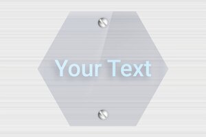 Hexagonal Signs - Clear plexiglass Blue - bleu - screws - en-uk-hexagonal-sign-002-2-1748959169723