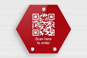 Hexagonal Signs - Engraved Plexiglass - rouge-blanc - screws - en-uk-hexagonal-sign-003-1-1748959193385