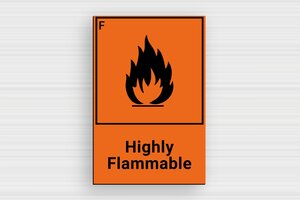 Warning Signs - Flammable Sign - orange-noir - glue - en-uk-highly-flammable-004-3-1748950165084