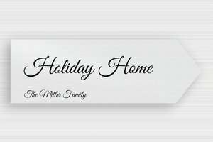 Cottage House Signs - Printed Aluminium - brosse-noir - glue - en-uk-holiday-apartment-sign-001-5-1748954396083