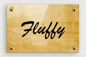 Horse Signs - Printed brass - poli-noir - screws-caps - en-uk-horse-name-003-5-1748948791190