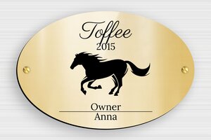Stable Signs - Engraved PVC - or-brillant-noir - screws - en-uk-horse-name-sign-003-4-1748948863290 Stable Signs - Engraved PVC - or-brillant-noir - screws - en-uk-horse-name-sign-003-4-1748948863290