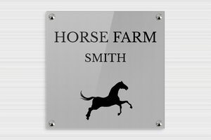 Square Signs - Engraved Plexiglass - gris-noir - screws-caps - en-uk-horse-stable-area-003-3-1748946716481 Square Signs - Engraved Plexiglass - gris-noir - screws-caps - en-uk-horse-stable-area-003-3-1748946716481