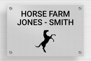 Horse Signs - Printed Aluminium - anodise-noir - screws-spacer - en-uk-horse-stable-sign-007-1-1748946746578