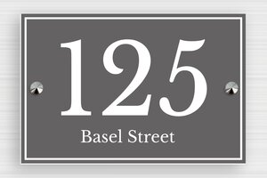 Address Signs - Engraved PVC - gris-souris-blanc - screws-caps - en-uk-house-address-sign-016-1-1748951575715 Address Signs - Engraved PVC - gris-souris-blanc - screws-caps - en-uk-house-address-sign-016-1-1748951575715