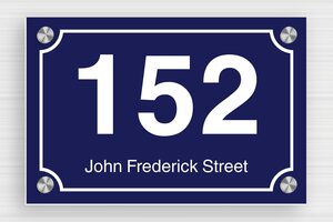 Address Signs - Engraved PVC - bleu-marine-blanc - screws-caps - en-uk-house-address-sign-019-1-1748951537596 Address Signs - Engraved PVC - bleu-marine-blanc - screws-caps - en-uk-house-address-sign-019-1-1748951537596