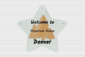 Transparent Acrylic Door Signs - Clear plexiglass Green - vert - screws - en-uk-house-door-sign-acrylic-trans-001-2-1748961402536