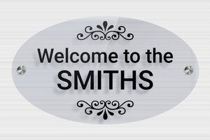 Design Your Own Signs - Clear plexiglass Blue - bleu - screws-spacer - en-uk-house-door-sign-acrylic-trans-004-1-1748961504514