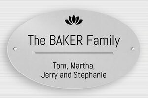 Aluminium Door Signs - Engraved Aluminium - anodise-noir - screws - en-uk-house-door-sign-aluminum-001-1-1748960894977