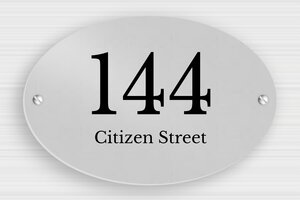 Aluminium Signs - Printed Aluminium - anodise-noir - screws - en-uk-house-door-sign-aluminum-001-3-1748960904986