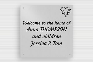 Aluminium Door Signs - Printed Aluminium - anodise-noir - holes-only - en-uk-house-door-sign-aluminum-002-4-1748960942860