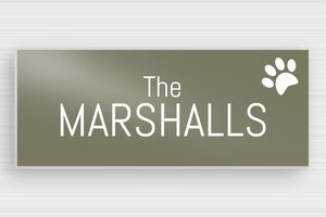 Front Door Name Plates - Printed Aluminium - taupe-blanc - glue - en-uk-house-door-sign-aluminum-010-3-1748963087575