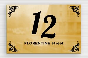 Brass Door Signs - Printed brass - poli-noir - holes-only - en-uk-house-door-sign-brass-001-3-1748961110473