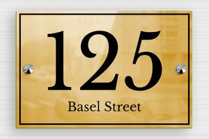 Brass Door Signs - Printed brass - poli-noir - screws-caps - en-uk-house-door-sign-brass-002-1-1748961121583