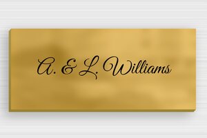 Brass Signs - Printed brass - brut-noir - glue - en-uk-house-door-sign-brass-004-3-1748963132452