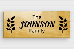 Brass Signs - Printed brass - poli-noir - glue - en-uk-house-door-sign-brass-005-3-1748963137135