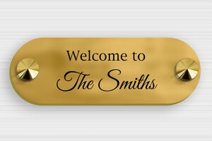 Brass Door Signs - Printed brass - brut-noir - screws-caps - en-uk-house-door-sign-brass-008-3-1748963149993