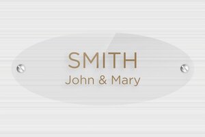 Transparent Acrylic Door Signs - Transparent Plexiglass - transparent - screws - en-uk-house-door-sign-plexi-trans-005-3-1748961542513