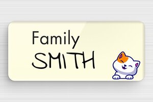 Front Door Name Plates - Printed Plexiglass - custom - glue - en-uk-house-door-sign-plexiglass-010-3-1748963188611