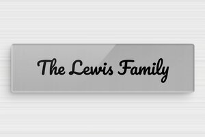 Front Door Name Plates - Engraved Plexiglass - gris-noir - glue - en-uk-house-door-sign-plexiglass-013-3-1748963987635