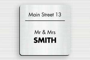 Front Door Name Plates - Engraved PVC - gris-brosse-noir - glue - en-uk-house-door-sign-pvc-010-3-1748963960593