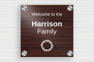 Front Door Name Plates - Printed PVC - noyer-blanc - screws-caps - en-uk-house-door-sign-pvc-012-3-1748963976349