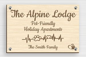 Wood Door Signs - Engraved Wood - erable - screws-caps - en-uk-house-door-sign-wood-001-1-1748961020519