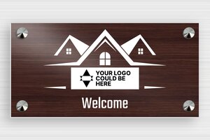Wood Door Signs - Printed PVC - noyer-blanc - screws-caps - en-uk-house-door-sign-wood-001-2-1748961022493
