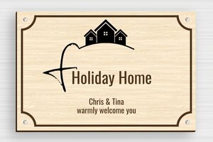 Wood Door Signs - Printed Wood - erable - screws - en-uk-house-door-sign-wood-001-3-1748961027660