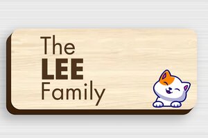 Wood Door Signs - Printed Wood - erable - glue - en-uk-house-door-sign-wood-007-3-1748963107255