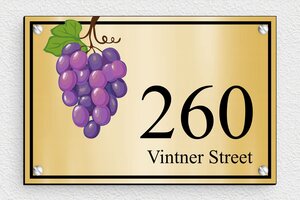 Stainless Steel House Number Signs - Printed PVC - or-brosse-noir - screws - en-uk-house-number-sign-stainless-steel-001-4-1748960685964