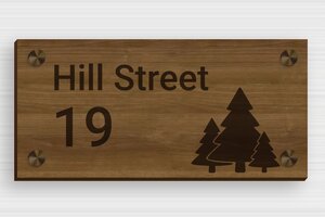 Wood House Number Signs - Engraved Wood - noyer - screws-caps - en-uk-house-number-sign-wood-002-2-1748960791292