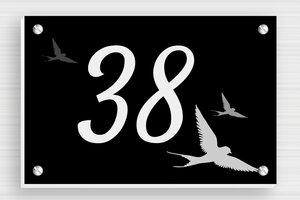 Pet Signs - Foam PVC - custom - screws - en-uk-house-pet-plaque-008-1-1748952006795