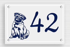 Pet Signs - Foam PVC - custom - screws - en-uk-house-pet-plaque-009-1-1748952029807
