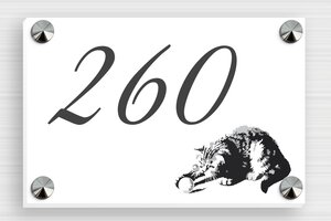 Pet Signs - Foam PVC - custom - screws-caps - en-uk-house-pet-plaque-010-1-1748951946288