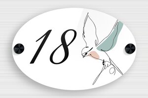 Pet Signs - Printed Plexiglass - custom - screws-caps - en-uk-house-pet-plaque-014-1-1748951951014