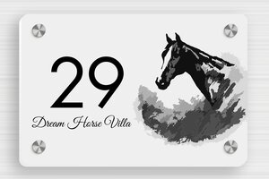 Pet Signs - Foam PVC - custom - screws-caps - en-uk-house-sign-animal-012-1-1748951967643