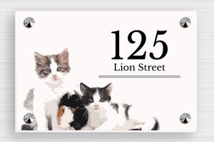 Cat Signs - Foam PVC - custom - screws-caps - en-uk-house-sign-cat-021-1-1748952060303 Cat Signs - Foam PVC - custom - screws-caps - en-uk-house-sign-cat-021-1-1748952060303