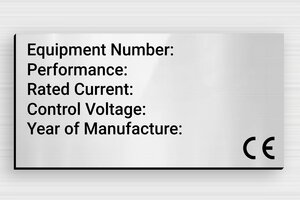 Stainless Steel Signs - Engraved PVC - gris-brillant-noir - none - en-uk-industrial-sign-001-4-1748954629109