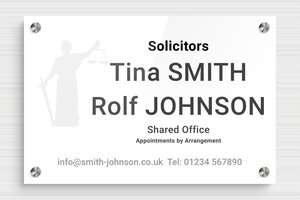 Law Office Signs - Printed Plexiglass - custom - screws-spacer - en-uk-lawyer-legal-005-4-1748950325799