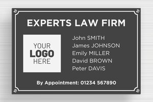 Business Signs with Logo - Aluminium Dibond - custom - screws-spacer - en-uk-logo-002-3-1748950570732