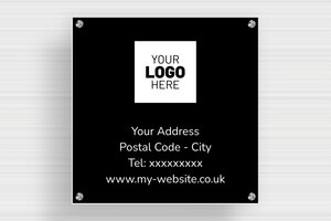 Business Signs with Logo - Foam PVC - custom - screws-spacer - en-uk-logo-text-003-3-1748950694347