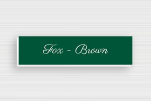 Doorbell Signs - Engraved PVC - vert-sapin-blanc - glue - en-uk-mailbox-sign-002-0-1748951152308 Doorbell Signs - Engraved PVC - vert-sapin-blanc - glue - en-uk-mailbox-sign-002-0-1748951152308